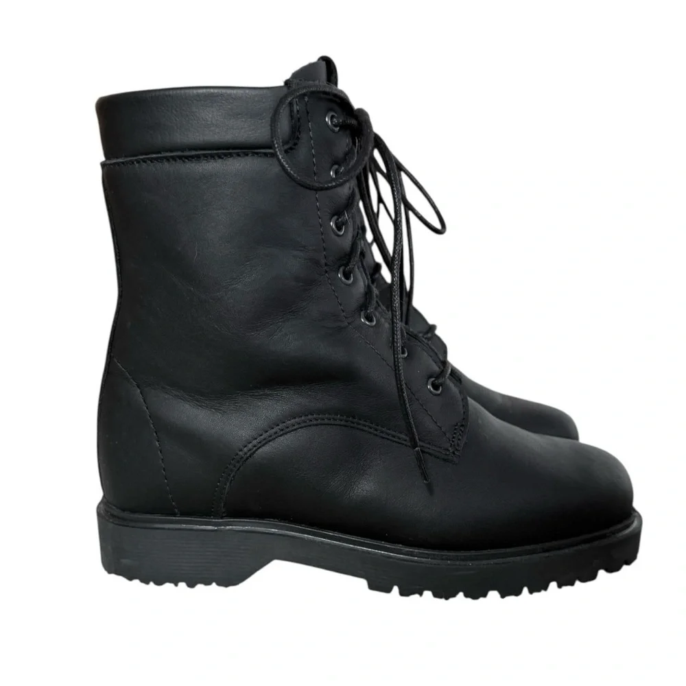 Anfibio Kiara Leather Wool-Lined Winter Boots Size 9 - Picture 6 of 12